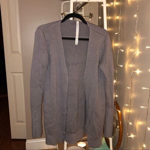 Lululemon Purple/Gray Cardigan